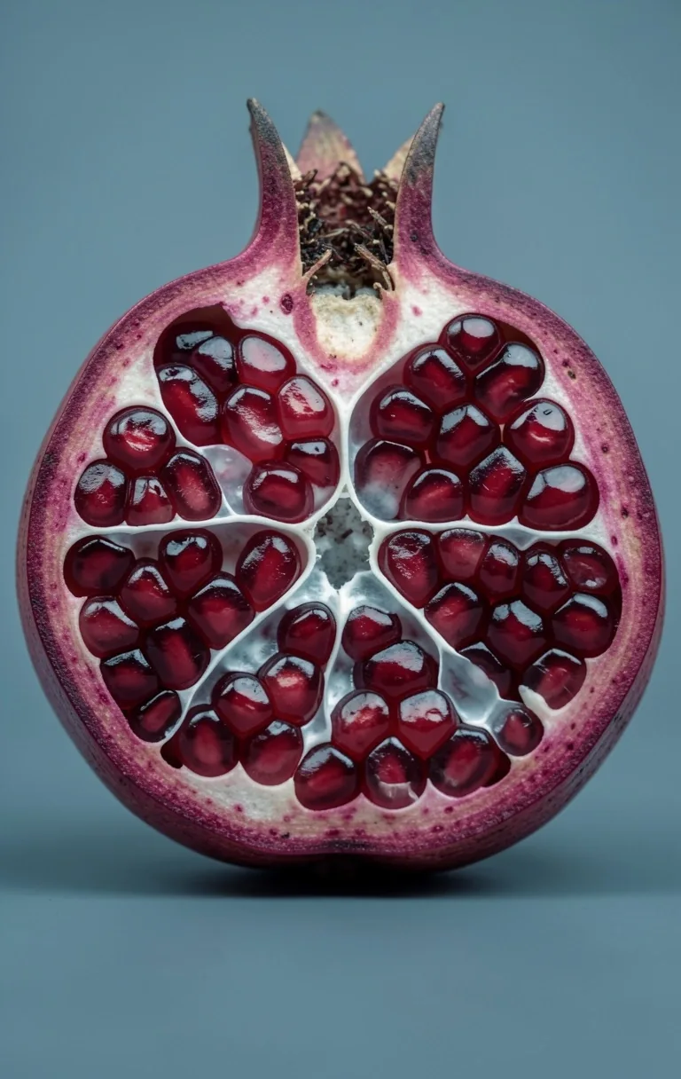 Estructura natural de una fruta